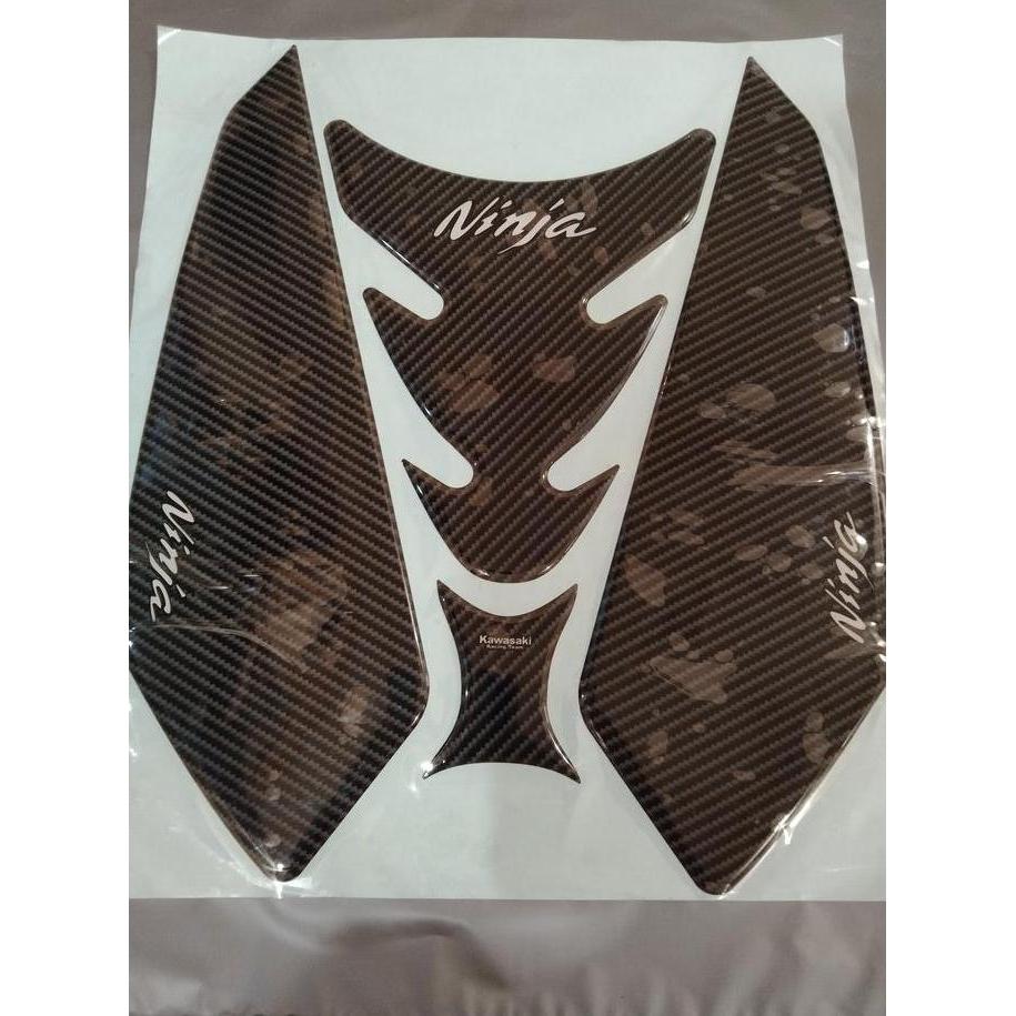 emblem set tank ninja 250 fi 2018 -2019 - 2020 - 2021 - 2022 / sticker timbul set tanki ninja 250 fi