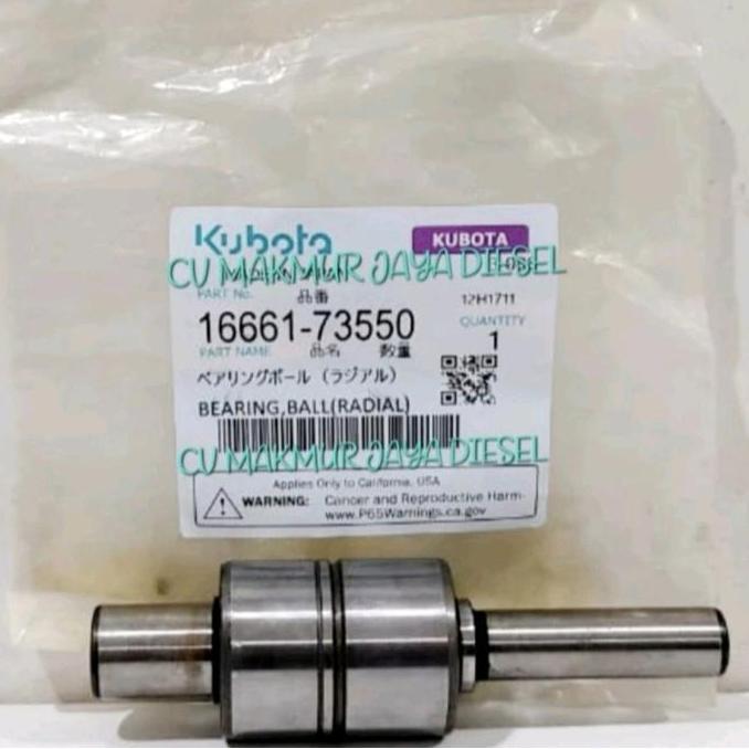 Bearing Water Pump/Bearing Ball Radial V2203 16661-73550 Kubota