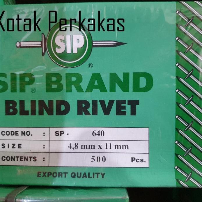 Paku Rivet / Blind Rivet 640 isi 500 pcs