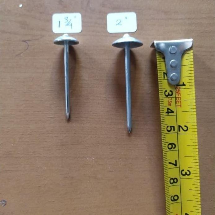 Paku Payung / Paku Seng Asbes Atap Curah 2 Inch 5 cm Per 1 Kg