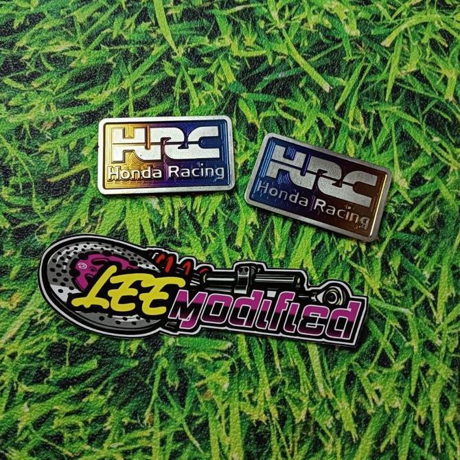 TITANIUM EMBLEM TUTUP COVER SENSOR HRC HONDA VARIO PCX BEAT SCOOPY
