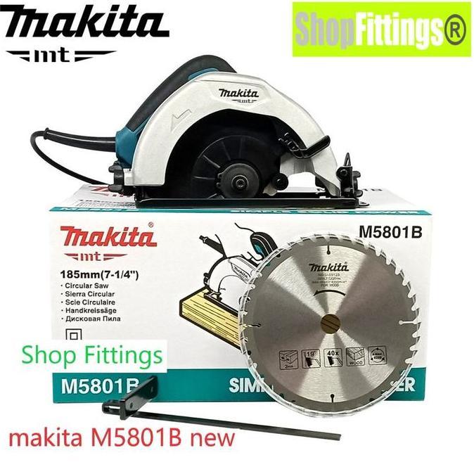 Makita M 5801 B Circular Saw 7" Mesin Circle Potong Kayu Sirkel Maktec