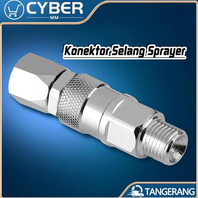 DEFAECO Konektor Selang Jet Cleaner / Konektor Selang Airless Sprayer Nozzle