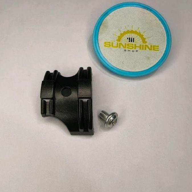 Klem Cable Guide Bawah Frame BB Bottom Bracket Jalur Kawat Inner Shifter PVC Plus Baut Sepeda MTB Fe