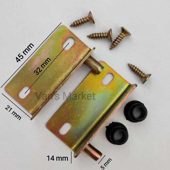 ESPRIZO Engsel Pivot Lemari Kayu - Pivot Hinge - Engsel Lemari Kayu Putar