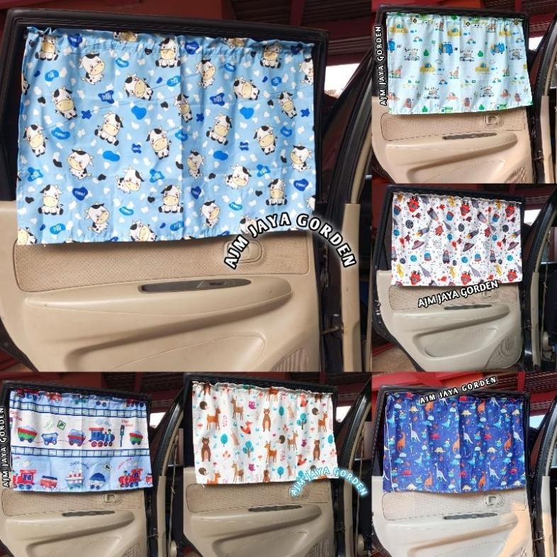 TERBARU tirai mobil anak bayi/gorden mobil tempel / gorden mobil kaca samping / tirai mobil / gorden