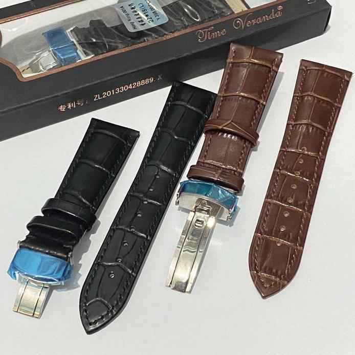 Strap tali jam tangan kulit butterfly time veranda