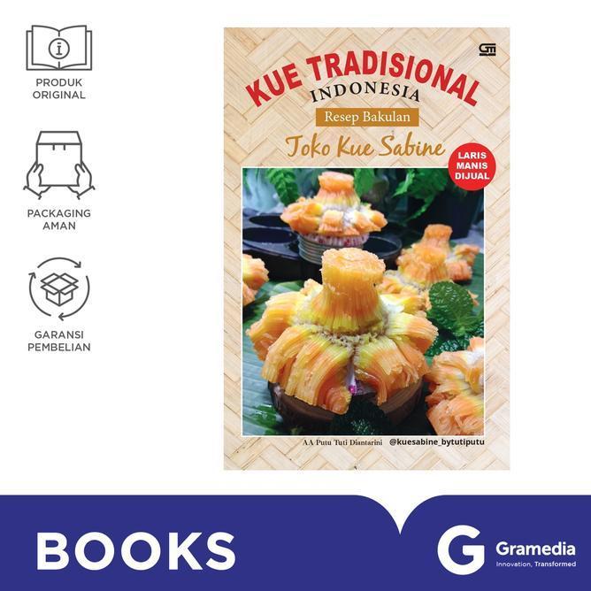 Buku Kue Tradisional Indonesia Resep Bakulan Kue Sabine
