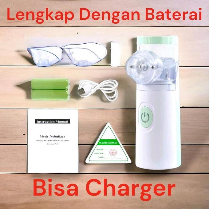 Endangseller - Nebulizer Taff Omicron Original Alat Saluran Pernapasan Obat Portable Inhaler Asma