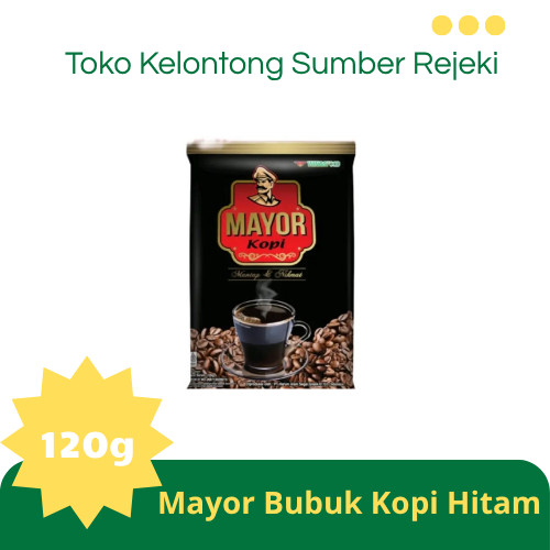Mayor Bubuk Kopi Hitam 120g