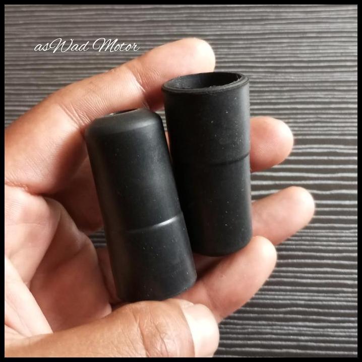 TERLARIS (2PCS) KARET SPION MOTOR UNIVERSAL / KARET SPION MOTOR BEBEK MATIK KARET TUTUP BAUT SPION M