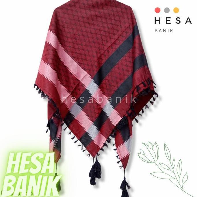 Wekup Sorban Motif Kuncir / Sorban Imamah / Sorban Putih / Sorban Segiempat