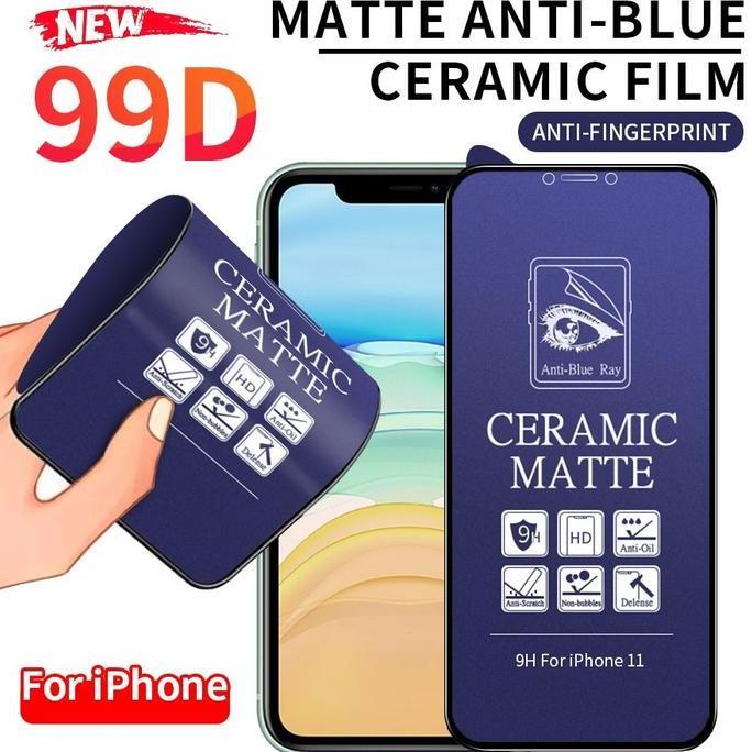 VIVO Y02 Y02T ANTI GORES CERAMIC MATTE BLUE