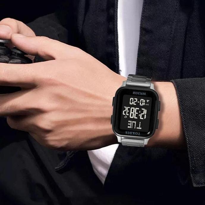 Cloknlok- Terlaris Jam Tangan Pria Tokdis 2575 Rantai Digital Original Water Resist 3 Atm Watches