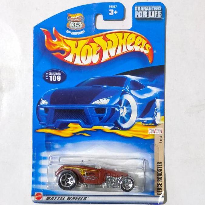 Hotwheels Hot Wheels Deuce Roadster coklat 2003 HW Hot Rods