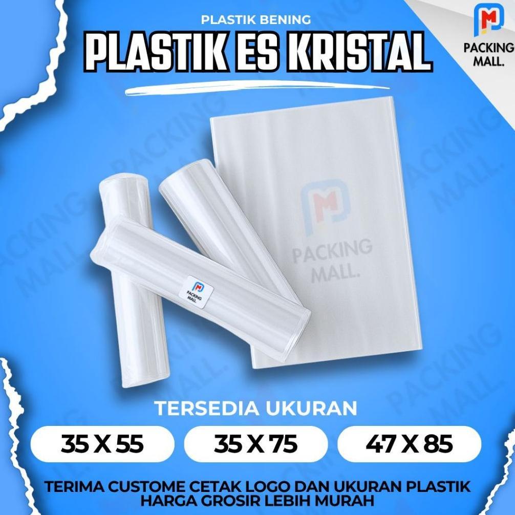 plastik es termurah / Plastik Es Kristal 1 Pack = 1 KG Bahan PE ORI / Kantong Plastik Es / Kantong P