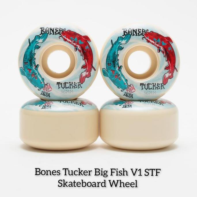 TERLARIS WHEELS / RODA BONES TUCKER BFISH V1 STF SKATEBOARD