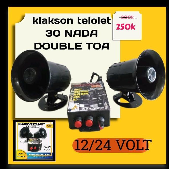 Klakson Mobil Elektrik Telolet 2 Toa Forsale