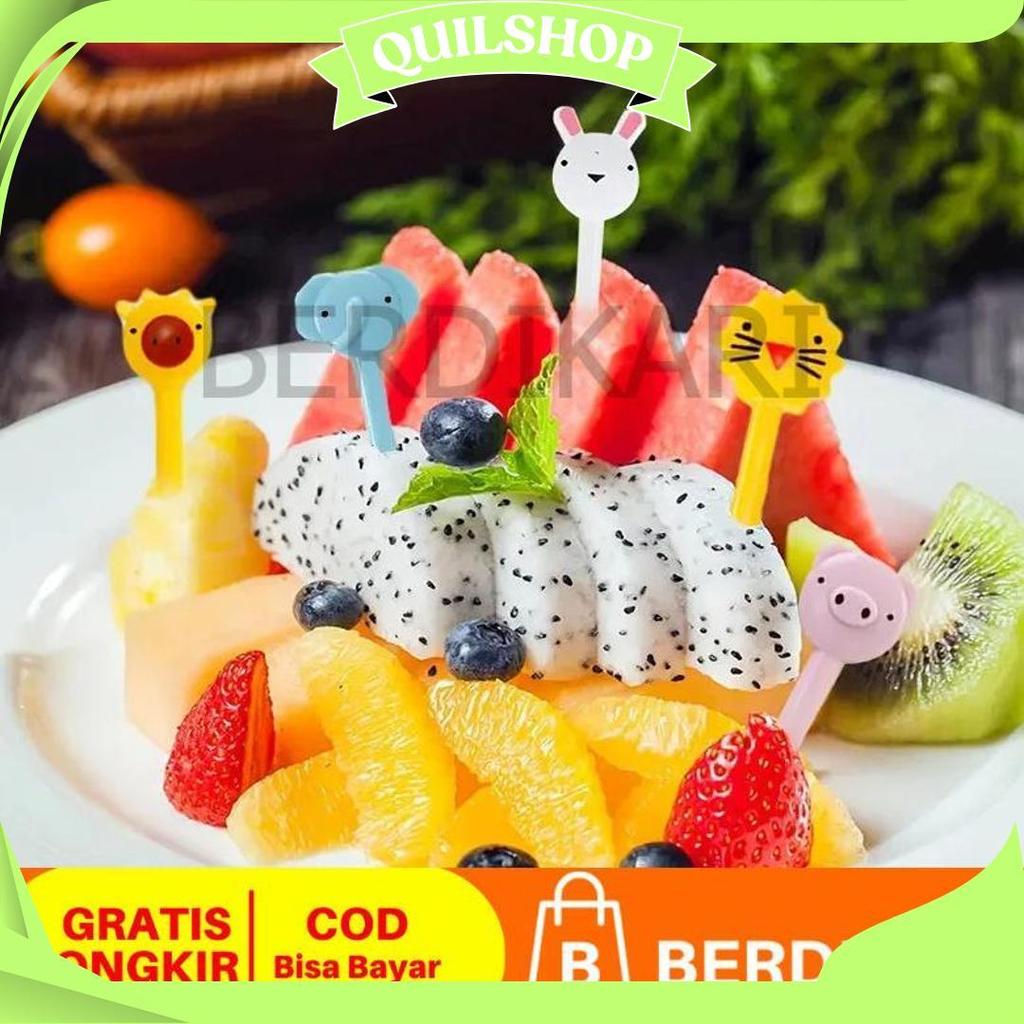 Tusukan Bento Karakter Lucu Tusukan Gemoy Jerapah Gajah Mata Tusukan Gemoy Garpu Bento Buah Kue Dess