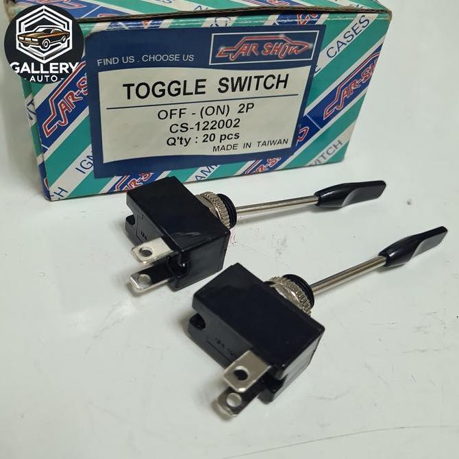 Toggle Switch Klakson Universal Mobil Motor Off-(On) Panjang -Pendek Carshow Best Seller