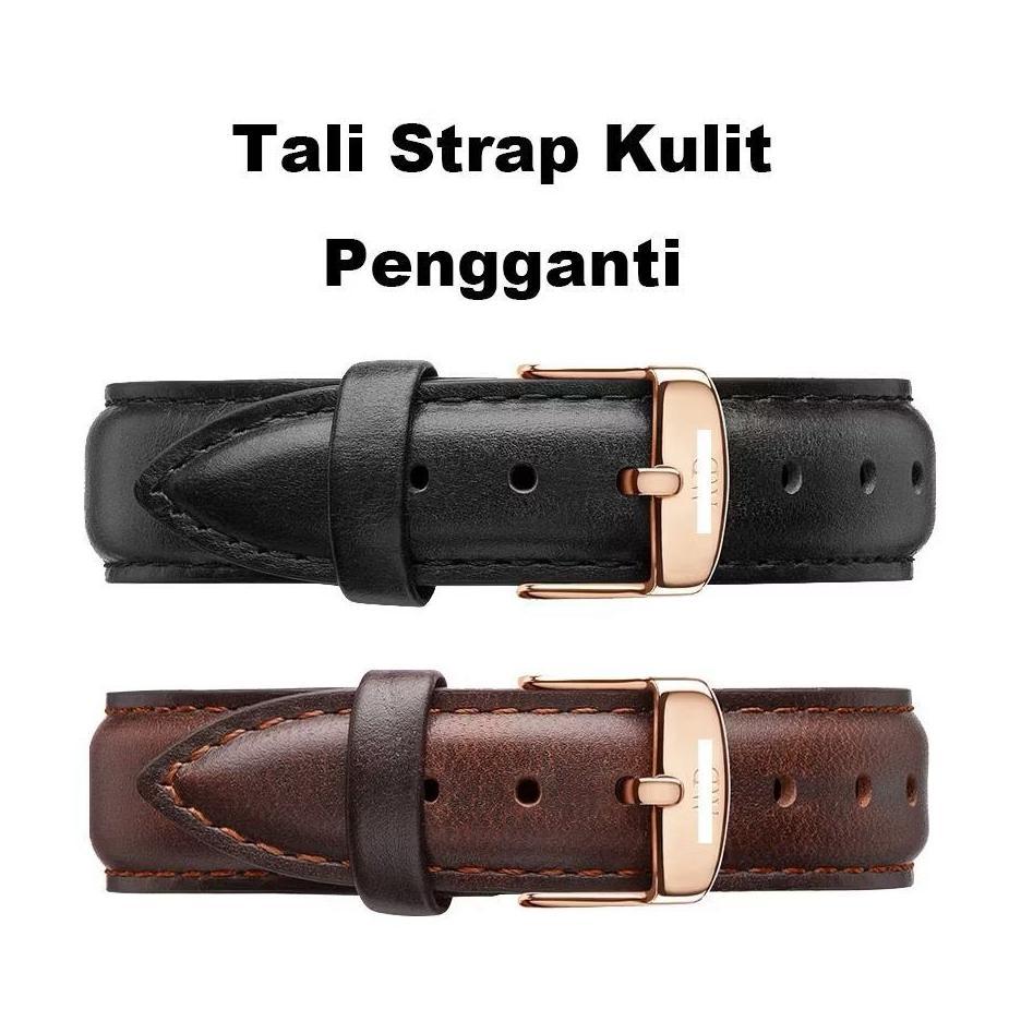 DISKON STRAP DW KULIT TALI JAM TANGAN KULIT DW ORIGINAL BISA COD