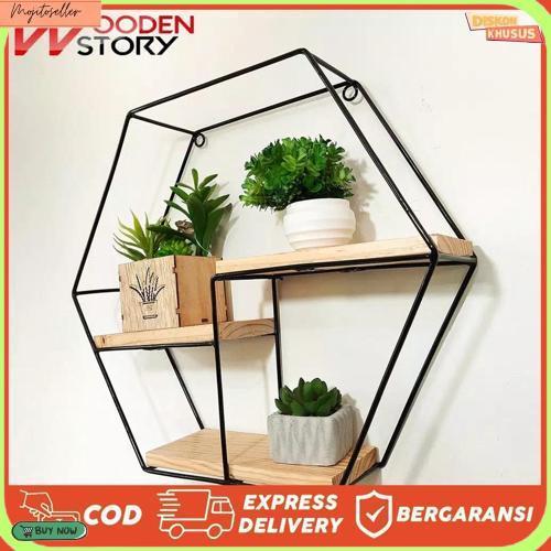 Hiasan Dinding - Dekorasi Dinding - Rak Dinding - Dekorasi Besi - Rak Besi- Hiasan Dinding Besi Harg