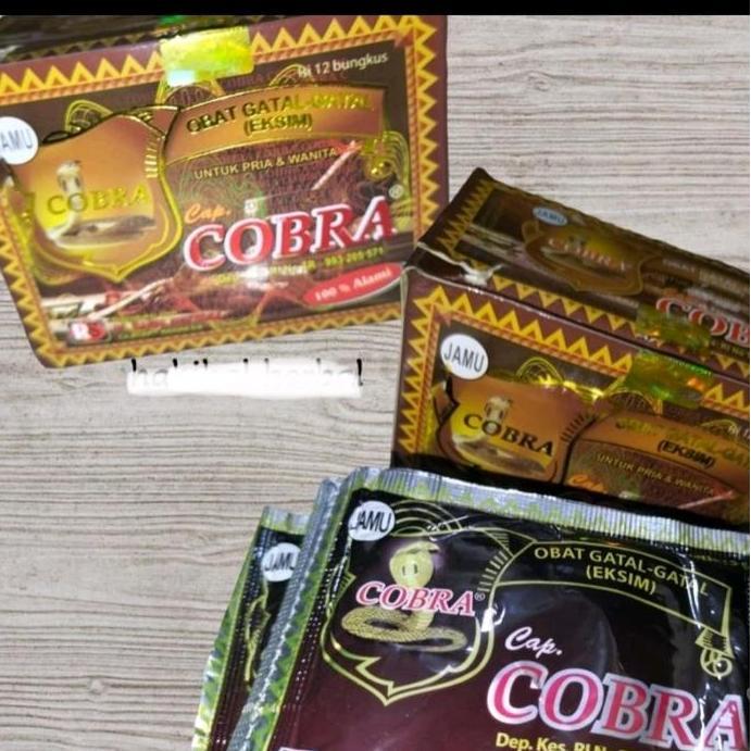 Erbe- Jamu Serbuk Cobra Gatal Original 12 Bungkus - Kotak Penuh