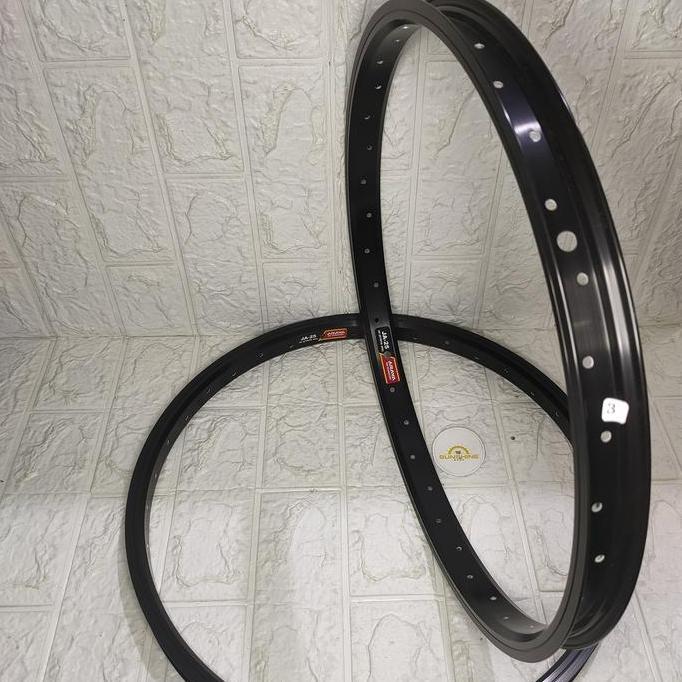 Rims Velg BMX 20 Murni ARAYA JA25 Rim Lubang 36H TAPAK LEBAR Alloy Single Wall Ada Brake Line Valve 