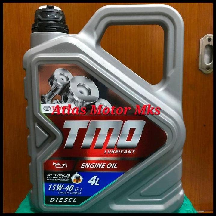 GRATIS ONGKIR [4LITER] OLI MESIN TOYOTA TMO 15W40 PELUMAS MESIN KENDARAAN DIESEL - 4 LITER 