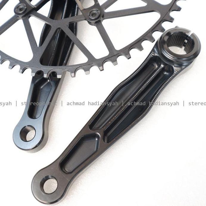 Crank Litepro Super Hollow Super Light ONLY 625 gram Chainring 58T 56T