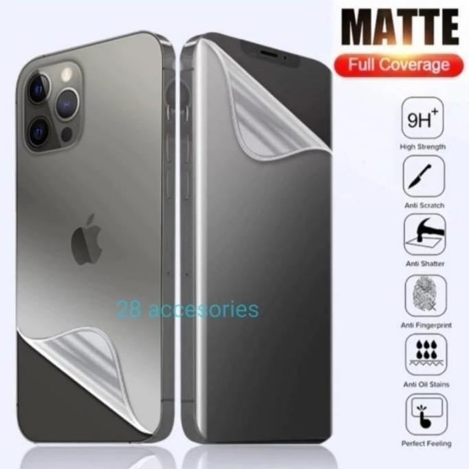 VIVO Y21 Y21S Y21T Y21A ANTI GORES JELLY HYDROGEL DEPAN BELAKANG MATTE