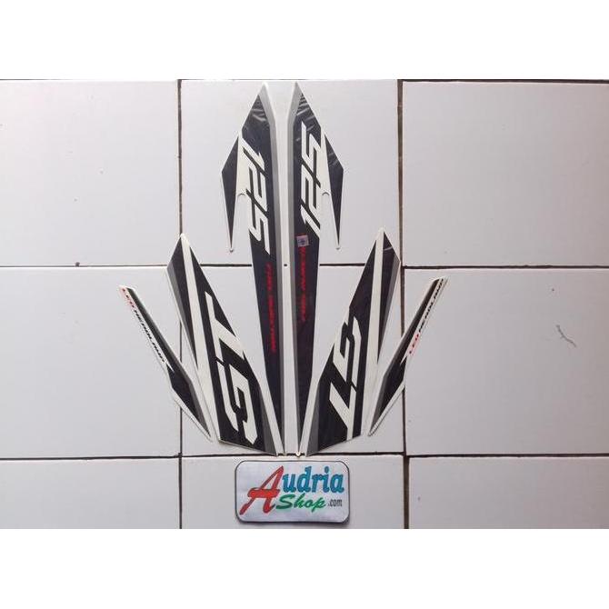 Striping Stiker Motor Yamaha Mio Soul GT 125 2016 Putih