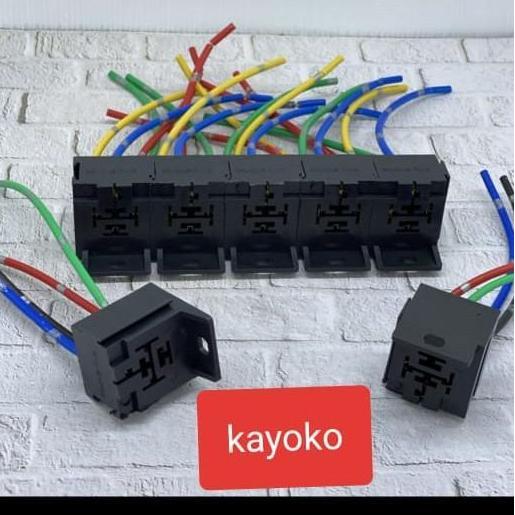 Soket Rumah Relay Gandeng Hella Bosch 4 Kaki/4Pin Restock