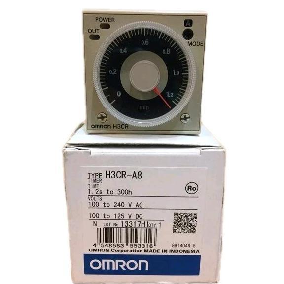 Timer H3Cr-A8 + Socket // Omron Timer H3Cr-A8 + Socket // Timer Omron H3Cr-A8 // Omron H3Cr-A8 // Om