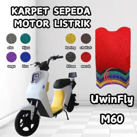 TERLARIS KAET SEPEDA MOTOR LISTRIK UWINFLY M60 , ALAS KAKI, PIJAKAN KAKI