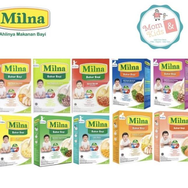 Gyunyu- Milna Bubur Bayi 6+ & 8 + 120 Gr / Bubur Bayi Milna / Milna Bubur Bayi
