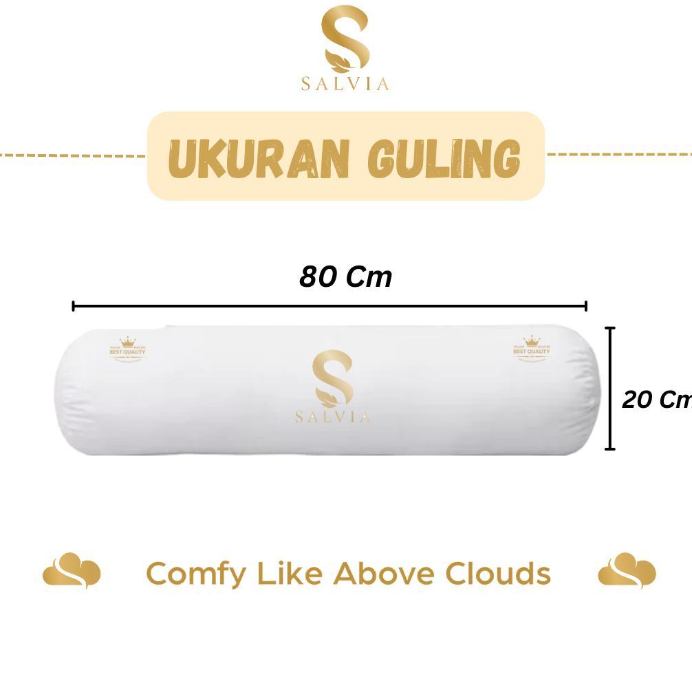 Cuci Gudang Bantal Dan Guling 1 Set Premium Tidur Hotel 100% Isi Silikon Paket Pillow Dan Bolster Em