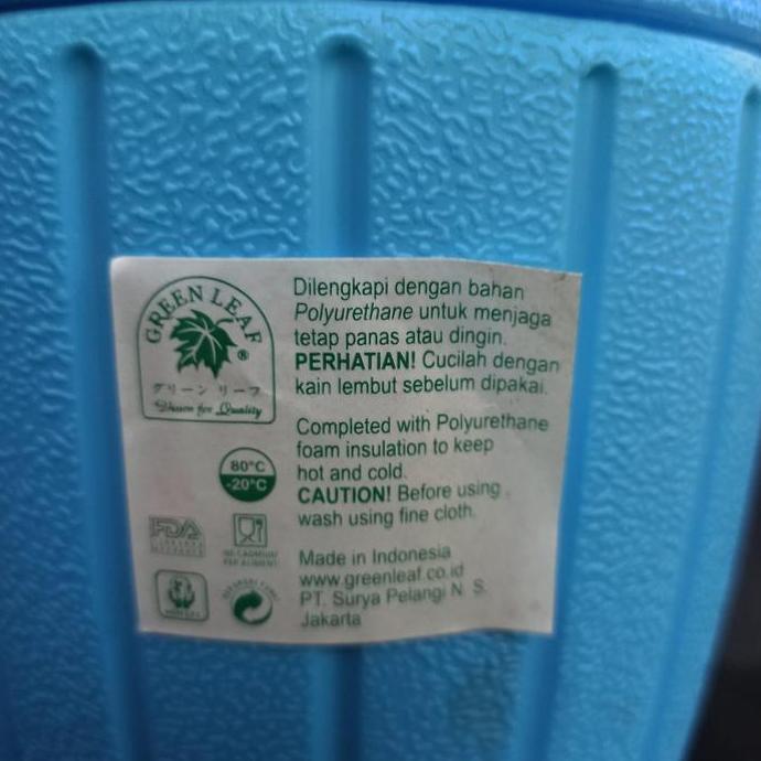 Xfood- Termos / Tempat Es / Ice Bucket 1.3 Liter Merk Green Leaf 1220