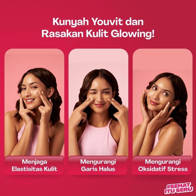 Foirfe- Youvit Beauty Trio (Paket Glow Up) - Youvit Collagen, Acno & Beauti+ 7 Hari