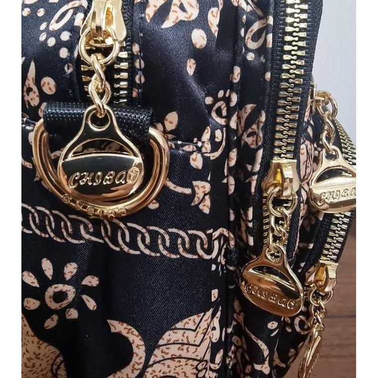 Sale Tas Selempang Wanita Import Chibao 3In1 Motif Gajah 18132#