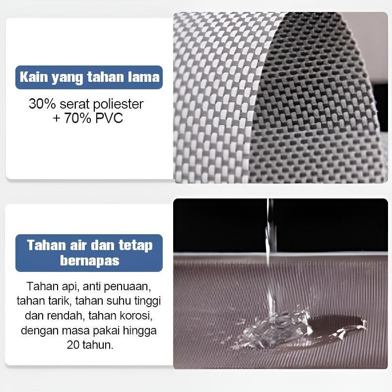 Roller Blind Outdoor Kekuatan Tinggi Tirai Gulung Outdoor Tahan Hujan Tirai Outdoor Anti Air