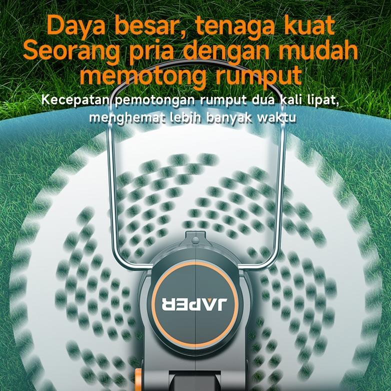 Japer Mesin Potong Rumput Baterai Alat Pemotong Rumput Elektrik Listrik Pemangkas Rumput