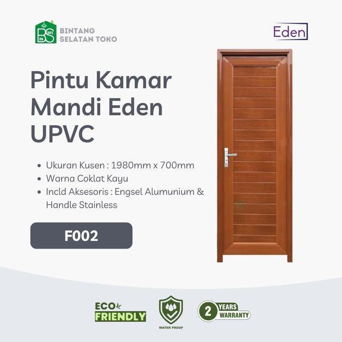 Pintu Kamar Mandi/ Pintu Premium Upvc Eden