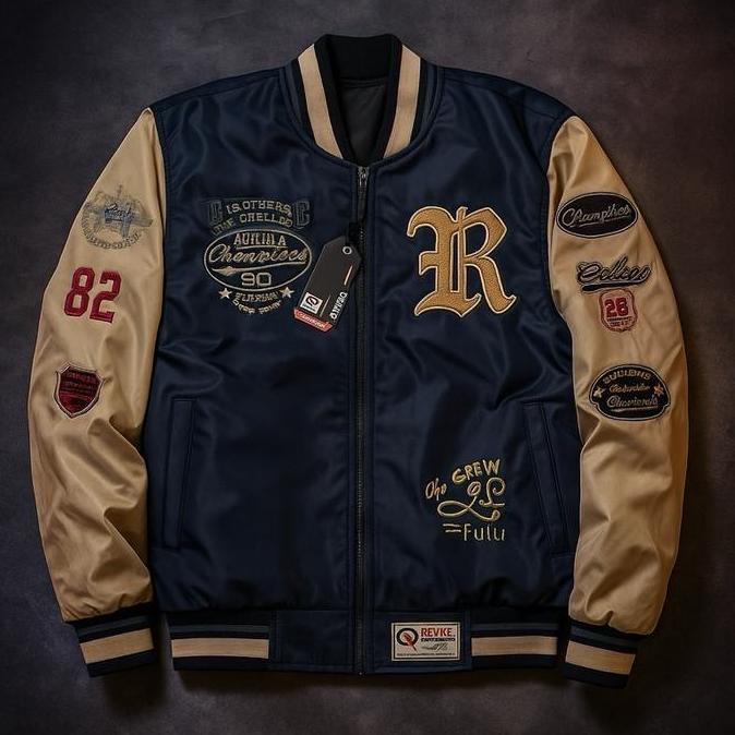 Jaket Varsity Dewasa Baseball Bomber Premium Original HM