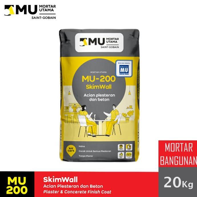 Mu 200 - Skimwall Acian Plesteran Dan Beton 20Kg