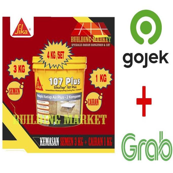 Sikatop 107 Sika Top 107 Plus Sika Waterproofing 2 Komponen 4 Kg
