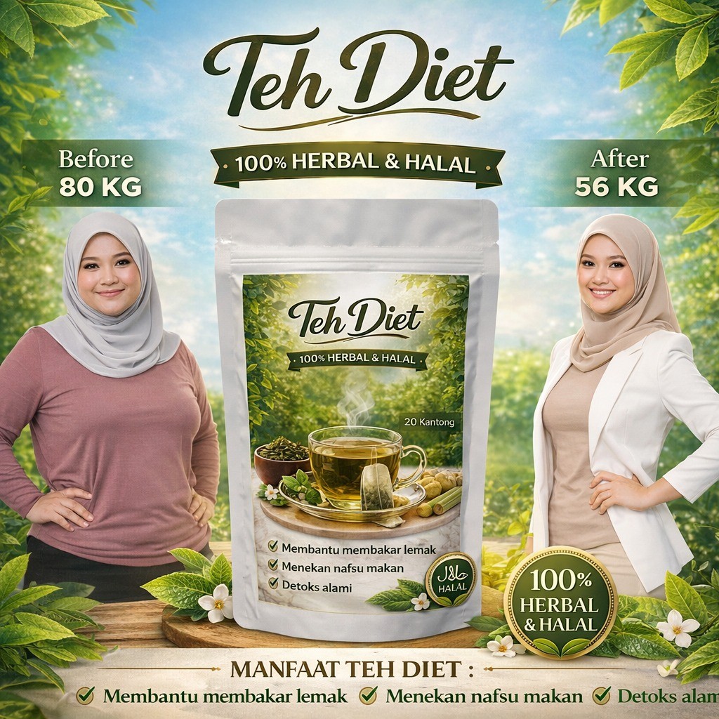 Teh Herbal Diet Alami untuk Mengecilkan Perut Buncit dan Melancarkan Pencernaan