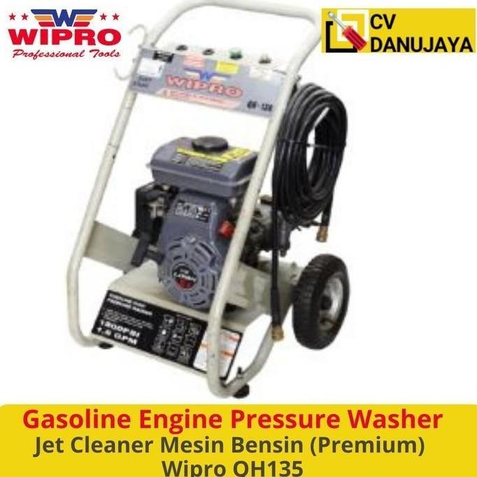 HARGA DISC - Gasoline Engine Pressure Washer Jet Cleaner Mesin Bensin Wipro QH135