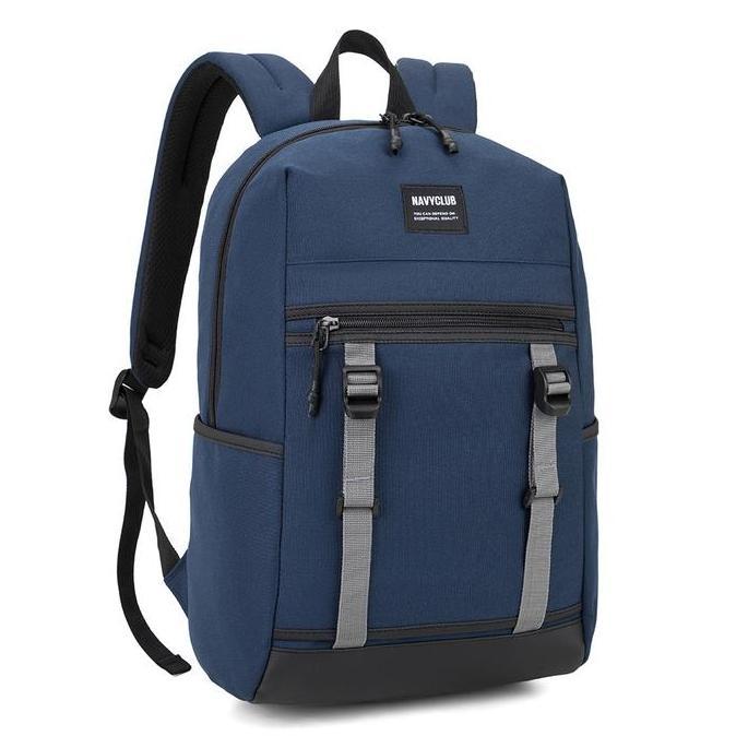 NEW NAVY CLUB TAS RANSEL KASUAL ECJ TAS PRIA WANITA BACKPACK UP TO 14 INCH ORI