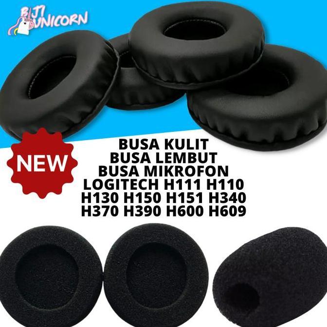 Earpad Busa Headset Logitech H 110 111 130 150 151 250 600 609 340 390